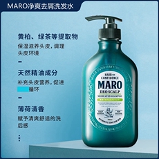 Мужской шампунь maro摩隆日本进口净爽洗发水深层去屑控油去油清洁洗发露膏蓬松