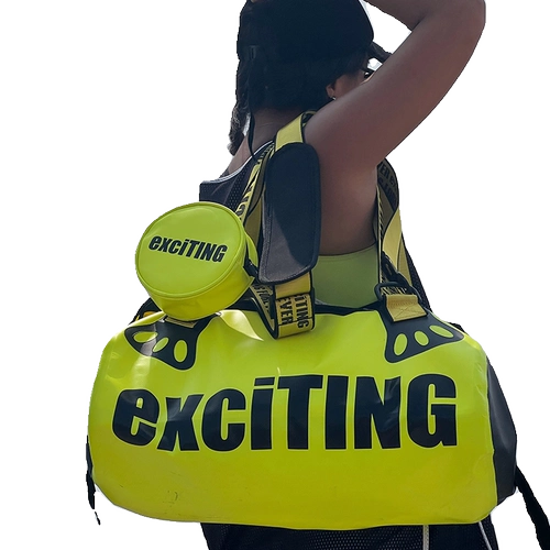 Портативная спортивная сумка, вместительная и большая водонепроницаемая сумка через плечо с разделителями для путешествий