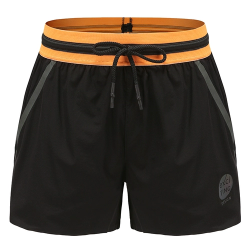 Спортивные шорты, быстросохнущие штаны, дышащее защитное белье для спортзала, комбинезон, высокая талия, для бега