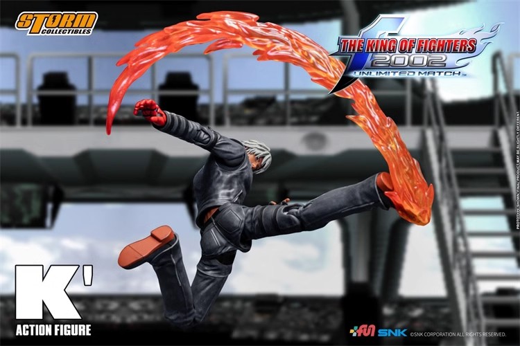 [预售] Storm Toys KOF 拳皇2002 凯 K 1/12 可动手办6046 - 图3