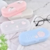 Ins girl heart kính box nữ xách tay chống áp lực chống vỡ kính cận thị hộp lưu trữ PP nhựa nhỏ tươi Hàn Quốc - Kính đeo mắt kính Kính đeo mắt kính