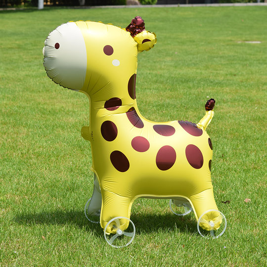 Walking wheeled balloon children's street stall gifts