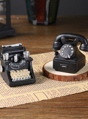 迷你小摆件留声机收音机道具