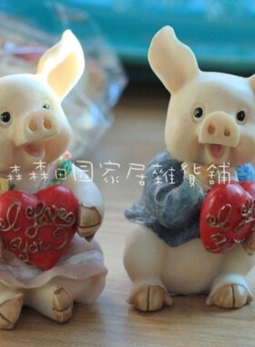 欧式风情侣装饰品彩绘结婚礼物