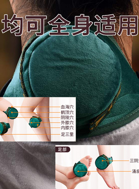 芈艾单联圆形不锈钢全铜随身灸