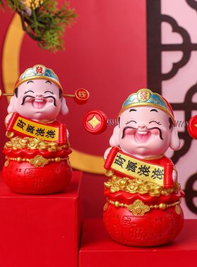 财源滚滚财神爷小摆件
