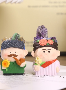 卡通公仔大艺术家盲盒摆件