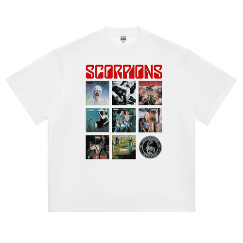 热石俱乐部HotStone摇滚T恤金属Scorpions 蝎子乐队专辑合集海报 - 图3