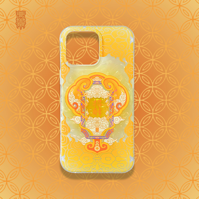琯朗原创 落宝金钱系列·新中式IMD大孔全包亮面彩色贝壳纹手机壳,淘宝优惠券,粉丝福利购,淘宝优惠卷