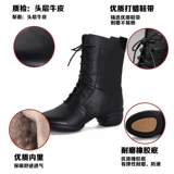 Танцующие сапоги, демисезонные туфли, флисовые ботинки, из натуральной кожи, коллекция 2023