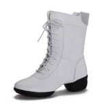 Танцующие сапоги, демисезонные туфли, флисовые ботинки, из натуральной кожи, коллекция 2023