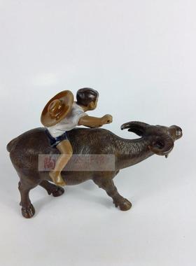 新中式装饰品书桌摆件放牛男牧童