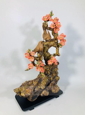 客厅精品招财摆件喜上眉梢梅花