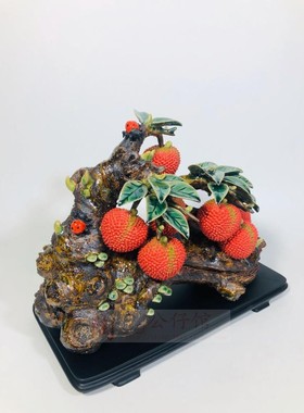 客厅摆件满堂红仿真荔枝