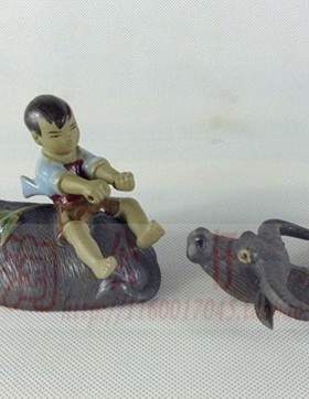 陶瓷石湾公仔客厅书桌人物工艺品