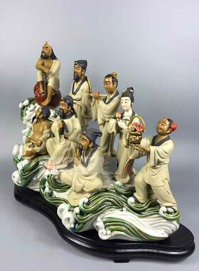 客厅酒柜招财摆件八仙过海