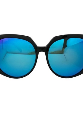 圆框墨镜胖子偏光个性通用圆形