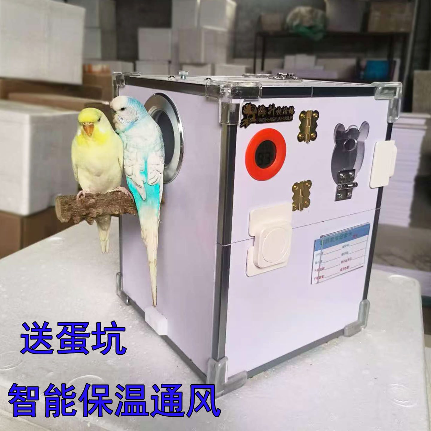 鹦鹉繁殖箱加热保温通风竖式鸟窝可观察虎皮牡丹防咬带抽屉控制温,淘宝优惠券,粉丝福利购,淘宝优惠卷