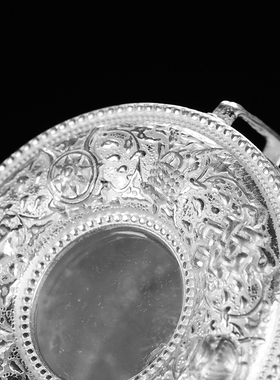 银吊坠嘎乌项链可打开男女通用