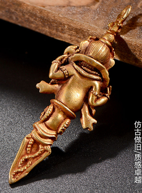 大鹏金翅鸟纯铜大鹏象鼻供具