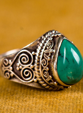 尼泊尔手工可调节大小首饰戒指