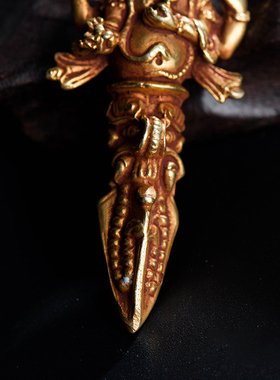 尼泊尔象鼻财神金刚杵金刚橛