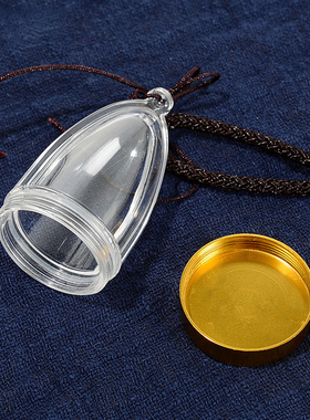 透明项链噶乌盒男女铜摆件