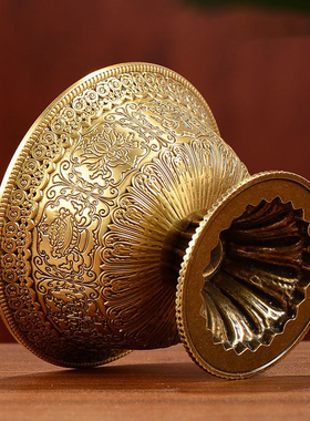 案前摆件盛水杯铜材锻造