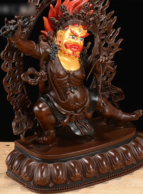 铜做旧工艺桌面铜像装饰摆件