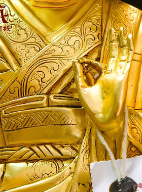 鎏金装饰品萨迦五祖铜像