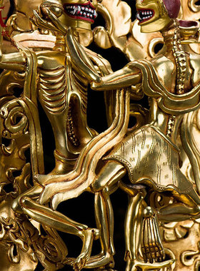 摆件尼泊尔手工室内铜制