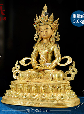 鎏金铜像家居装饰桌面摆件