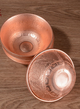 红铜雕花供水碗供水杯