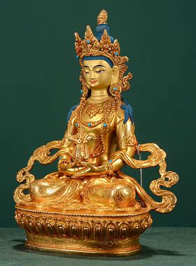 铜像摆件鎏金工艺尼泊尔手工