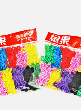 大红色皮筋发绳头饰头花头绳扎头发结婚喜庆捆钱缠线发套发圈