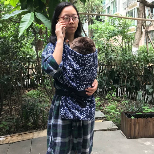 Старомодный слинг, простой детский шарф