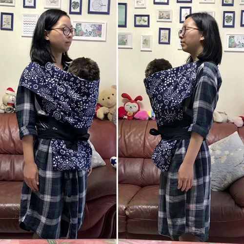 Старомодный слинг, простой детский шарф