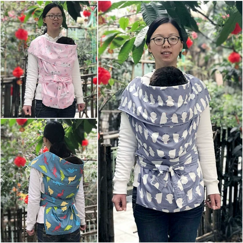 Старомодный детский слинг, простой шарф