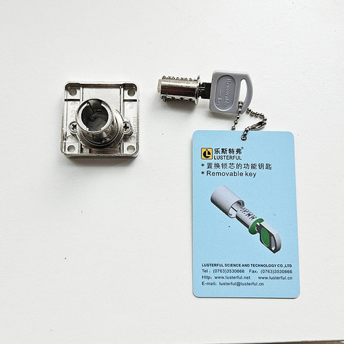 乐斯特弗家具柜门抽屉锁3100-22乐思富二级管理通开锁芯方舌热卖 - 图1