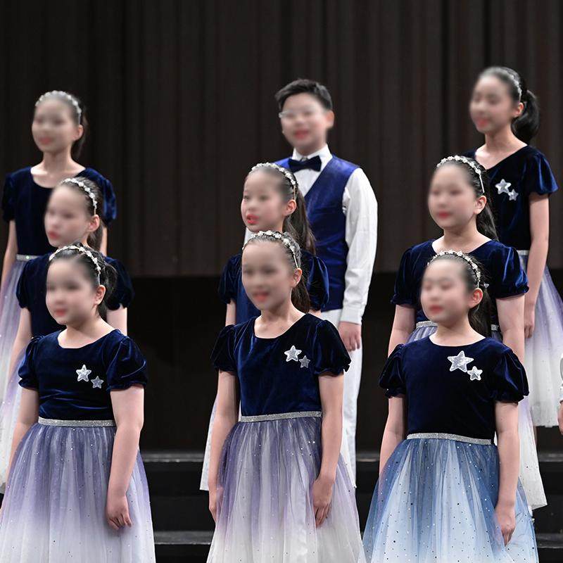 六一儿童合唱服装演出服男女童礼服中小学生表演朗诵纱裙民族舞台,淘宝优惠券,粉丝福利购,淘宝优惠卷