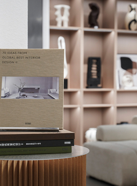 全球优秀室内设计 黑白艺术装饰真书样板房售楼处摄影陈列摆件