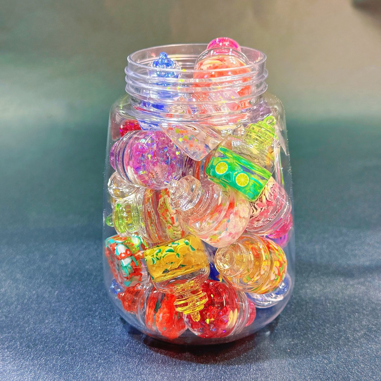 夜光透明荧光玻璃许愿漂流瓶阿拉瓶树脂diy配件装饰摆件,淘宝优惠券,粉丝福利购,淘宝优惠卷