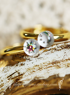 {shiqi-softtime}日玻璃戒指