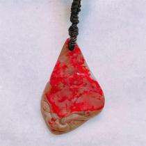 Old Changchang fossil large red robe stone goat fat frozen chicken blood and stone forpendant 29 gr sent gift collection