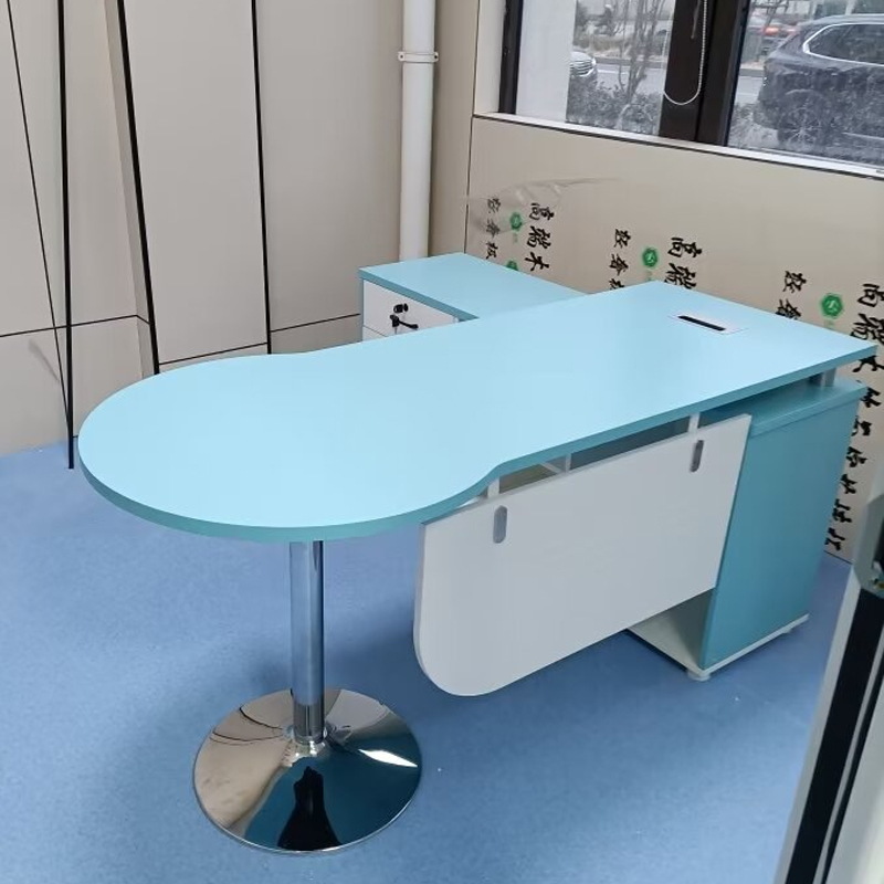 单人电脑办公桌桌书桌医生诊所所卫生院接诊医院就诊断桌椅 - 图0
