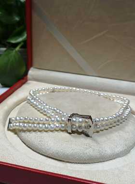 淡水珍珠双层项链