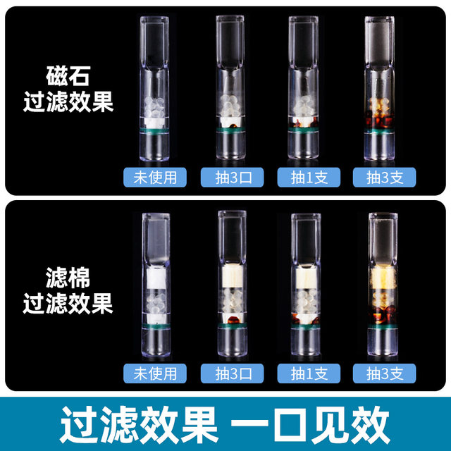 ADOUS magnet triple filter cigarette holder