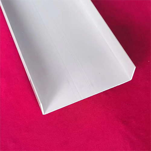 PVC硬质塑料U型槽宽内径门槛保护收边条水槽工地户外用盖板线槽 - 图2