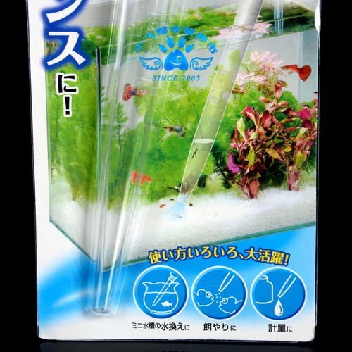 日本五味GEX 小型鱼缸用 迷你换水器 吸便器 吸管 喂食器 - 图2
