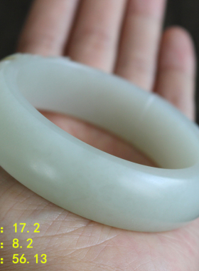 膏糯浑厚的和田玉白玉白玉籽料